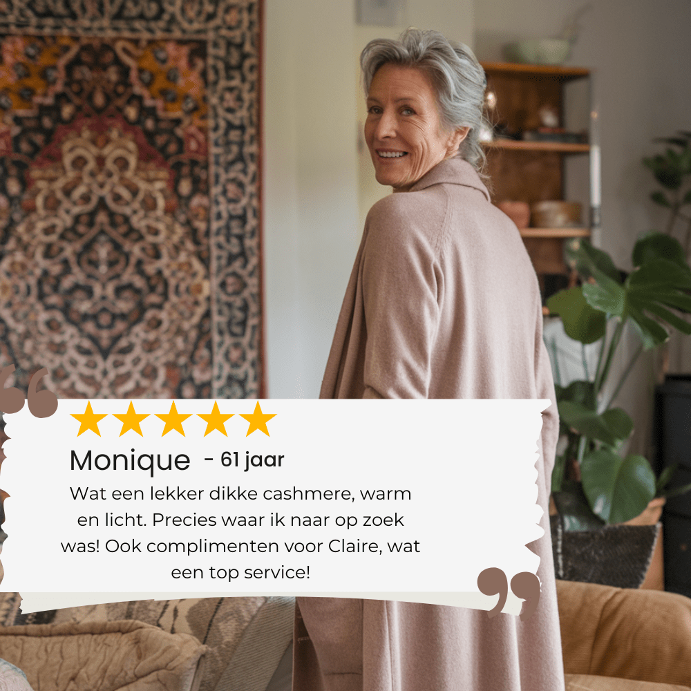 Sanne's Ultieme Stijl | Cashmere Coatigan - Cashmere Farm
